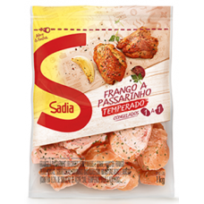 FRANGO A PASSARINHO SADIA TEMPERADO 1KG