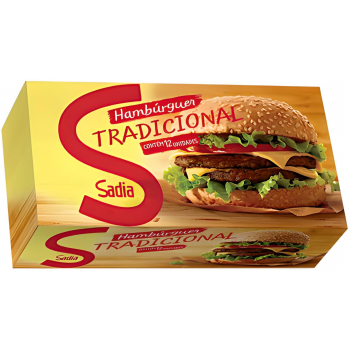 HAMBURGUER BOVINO SADIA 672G