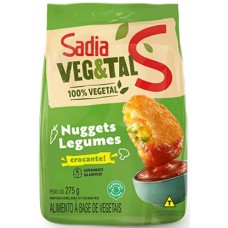 NUGGETS VEGETAL VEG LEGUMES SADIA 275 GR NUGGETS VEGETAL VEG LEGUMES SADIA 275 GR