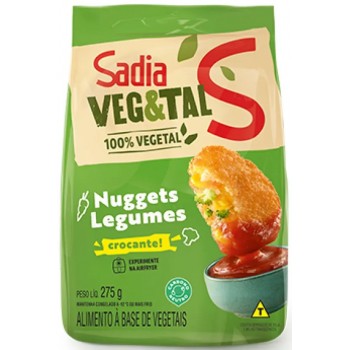 NUGGETS VEGETAL VEG LEGUMES SADIA 275 GR