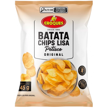 BATATA CHIPS CROQUES ORIGINAL 45G