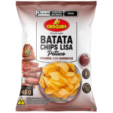 BATATA CHIPS CROQUES PICANHA COM BARBECUE 45G