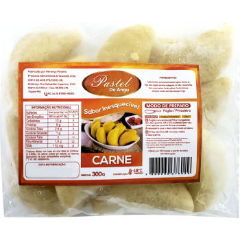 PASTEL DE ANGU HERANÇA MINEIRA CARNE 300 GR