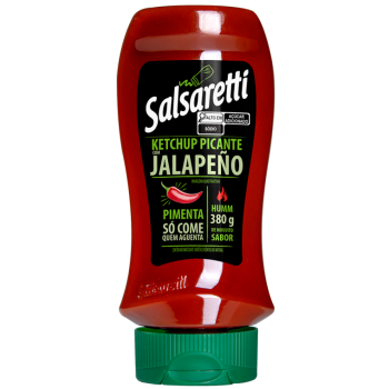 KETCHUP SALSARETTI PICANTE JALAPENO 380G