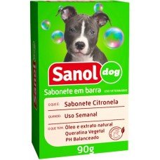 SABONETE SANOL DOG CITRONELA 90 GR