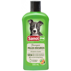 SHAMPOO DOG SANOL PELOS ESCURO 500 ML