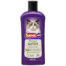 SHAMPOO GATOS SANOL SUAVE 500 ML
