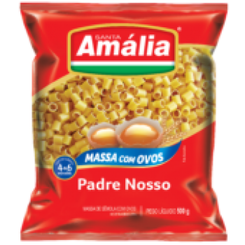 MACARRAO SANTA AMALIA PADRE NOSSO C/OVOS 500G