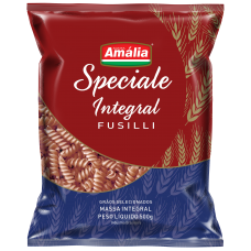 MACARRAO SANTA AMALIA FUSILLI INTEGRAL 500GR