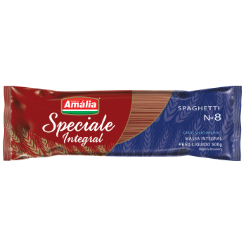 MACARRAO SANTA AMALIA INTEGRAL SPAGHETTI 500GR