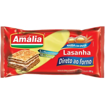 MACARRAO SANTA AMALIA LASANHA DIRETO AO FORNO 200G