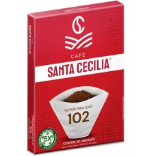 FILTRO PARA CAFE SANTA CECILIA 102 C/30 UNIDADES