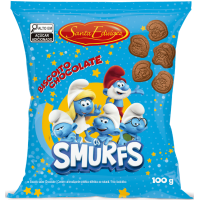 BISCOITO SANTA EDWIGES SMURFS CHOCOLATE 100G