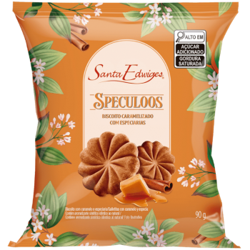 BISCOITO SANTA EDWIGES SPECULOOS CARAMELIZADO 90G