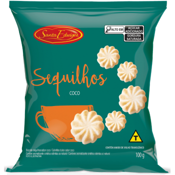 SEQUILHOS SANTA EDWIGES COCO 100G