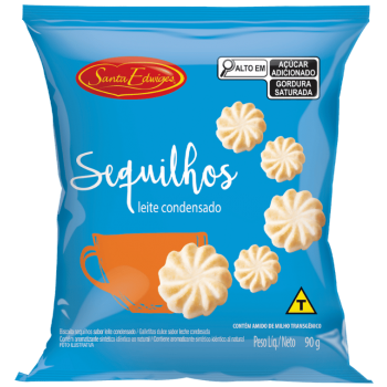 SEQUILHOS SANTA EDWIGES LEITE CONDENSADO 90G
