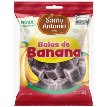 BALA DE BANANA TRADICIONAL SANTO ANTONIO 150 GR