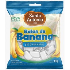 BALA DE BANANA ZERO AÇUCAR SANTO ANTONIO 100 GR