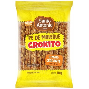 PÉ DE MOLEQUE CROKITO SANTO ANTONIO 140 GR