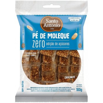 PÉ DE MOLEQUE ZERO AÇUCAR SANTO ANTONIO 100 GR