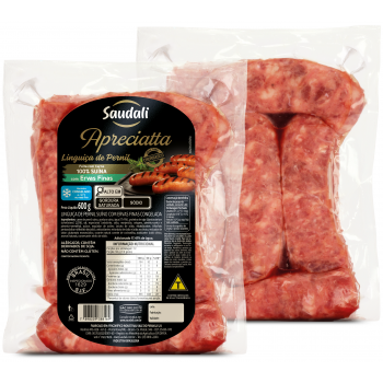 LINGUICA DE PERNIL C/ ERVAS FINAS SAUDALI 600G