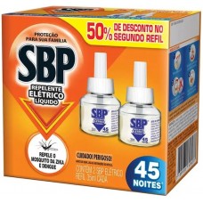 INSETICIDA SBP ELETRICO C/ 2 REFIL 45NOITES PROMOC