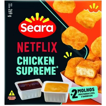 CHICKEN SUPREME SEARA NETFLIX C/ 2 MOLHOS 220G CHICKEN SUPREME SEARA NETFLIX C/ 2 MOLHOS 220G
