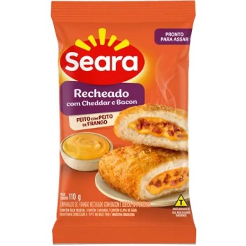 EMPANADO DE FRANGO SEARA RECHEADO CHED BACON 110G
