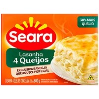 LASANHA SEARA 4 QUEIJOS 600GR