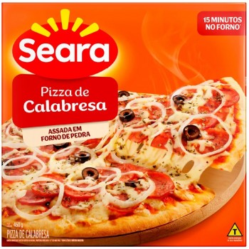PIZZA SEARA CALABRESA 460G