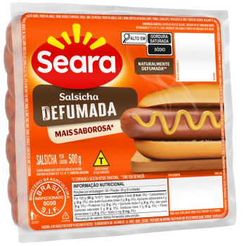 SALSICHA DEFUMADA SEARA 500G