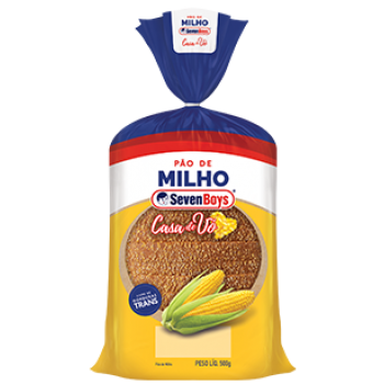 PÃO DE MILHO FATIADO SEVEN BOYS 500G