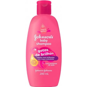 SHAMPOO JOHNSONS BABY GOTAS DE BRILHO 200ML