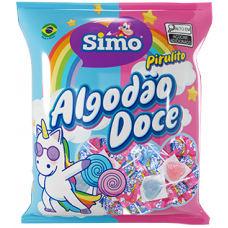 PIRULITO SIMONETTO ALGODÃO DOCE PCT 400G PIRULITO SIMONETTO ALGODÃO DOCE PCT 400G