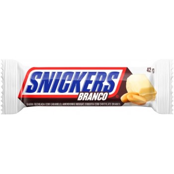 CHOCOLATE SNICKERS COM CARAMELO BRANCO 42G