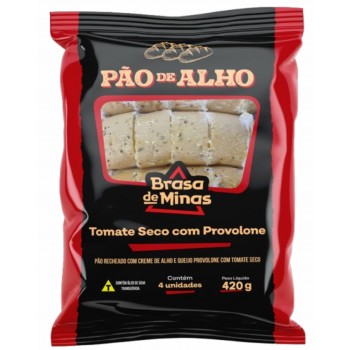 PÃO DE ALHO BRASA DE MINAS TOMATE SECO PROVOL 420G