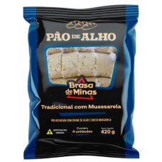 PÃO DE ALHO BRASA DE MINAS TRADICIONAL 420G