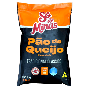 PÃO DE QUEIJO SÔ DE MINAS TRADICIONAL  1KG