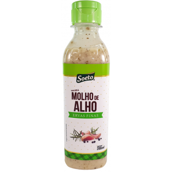 MOLHO DE ALHO SOETO COM ERVAS FINAS 200 ML