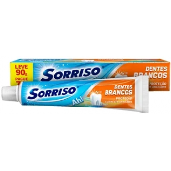 CREME DENTAL SORRISO DENTES BRANCOS LV90G PG70G