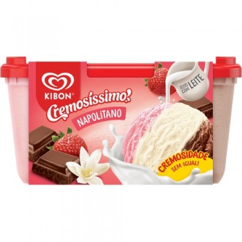 SORVETE KIBON NAPOLITANO 1.5 LT