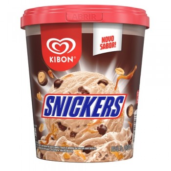 SORVETE KIBON SNICKERS 800ML