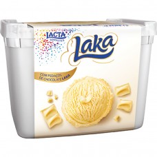 SORVETE LACTA LAKA CHOC BRANCO 1.5L