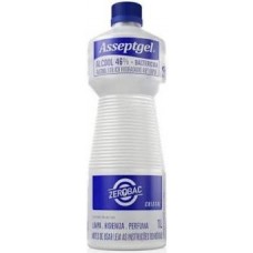 ALCOOL ASSEPTEGEL 46 ZEROBAC CRISTAL 1 LT