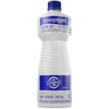 ALCOOL ASSEPTEGEL 46 ZEROBAC CRISTAL 1 LT