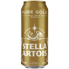 CERVEJA STELLA ARTOIS PURE GOLD LATAO 473 ML