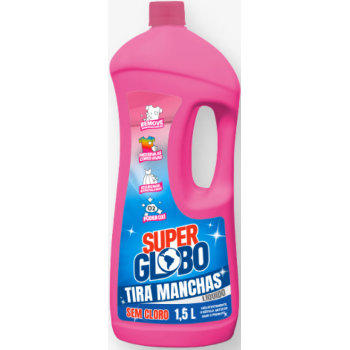TIRA MANCHAS SUPER GLOBO S/ CLORO 1,5L