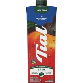 SUCO TIAL CAJU NATURAL ZERO AÇUCAR 1L