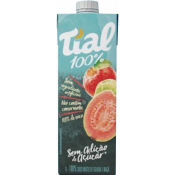 SUCO TIAL GOIABA NATURAL ZERO AÇUCAR 1L