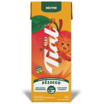 SUCO TIAL PESSEGO KIDS TP 200ML